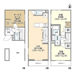 Ｋｏｌｅｔ矢向＃０２の物件間取画像